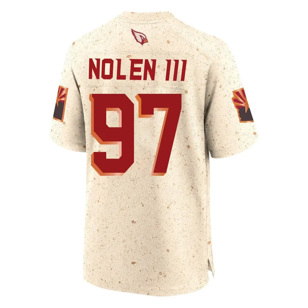 A.Cardinals #97 Walter Nolen III Player Cream Rivalries Collection Game Hdoa Stitched Jerseys
