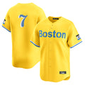 B.Red Sox #7 Masataka Yoshida Player Yellow Limited Home Game Hdoa Stitched Jerseys