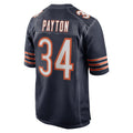 C.Bears #34 Walter Payton Player Navy Home Game Hdoa Stitched Jerseys