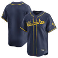 M.Brewers ## Brewers Blank Player Navy Home Limited Hdoa Stitched Jerseys