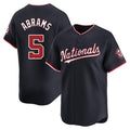 W.Nationals #5 CJ Abrams Player Navy Blue Replica Hdoa Stitched Jerseys