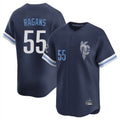KC.Royals #55 Cole Ragans Player Navy City Connect Limited Home Hdoa Stitched Jerseys