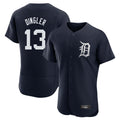 D.Tigers #13 Dillon Dingler Player Navy Limited Elite Home Hdoa Stitched Jerseys