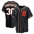 D.Tigers #30 Kerry Carpenter Player Black Fashion Out Home Game Hdoa Stitched Jerseys