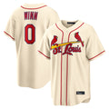 St. Louis Cardinals #0 Masyn Winn Player Cream Home Game Hdoa Stitched Jerseys