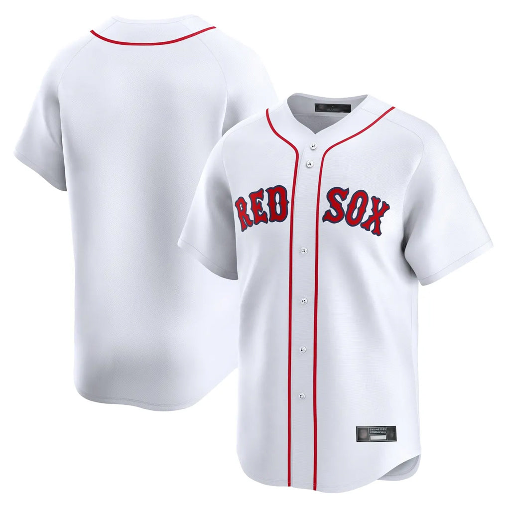 B.Red Sox ## Red Sox Blank Player White Limited Home Game Hdoa Stitched Jerseys