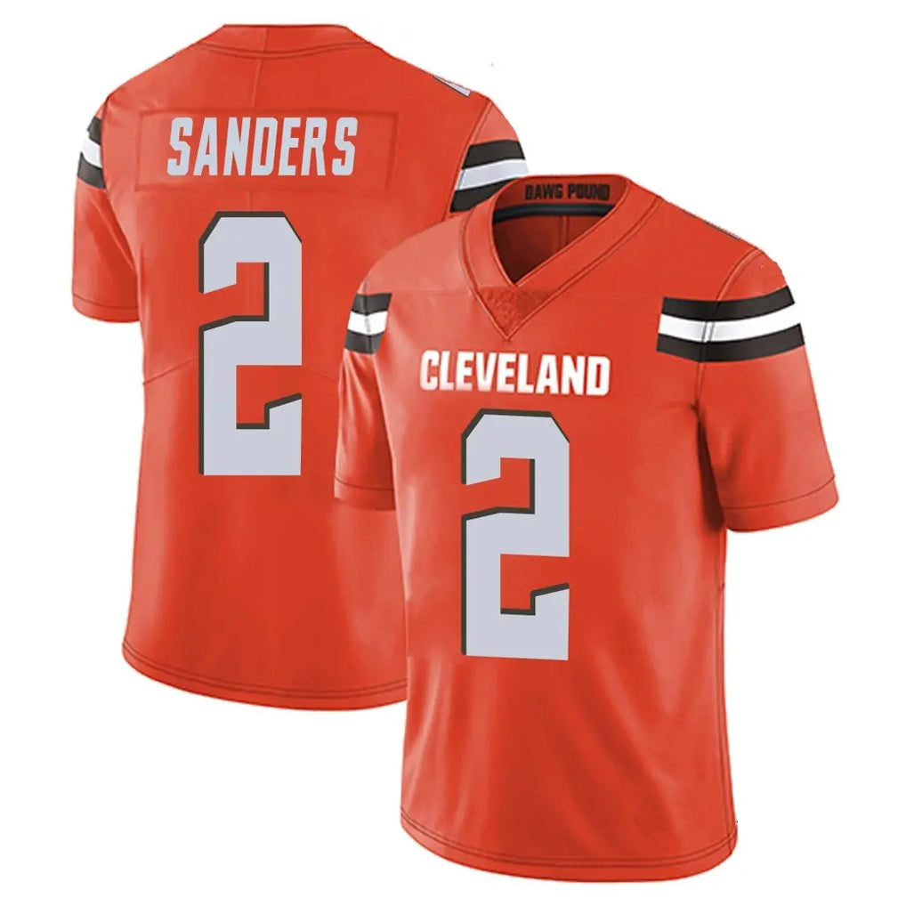 C.Browns #2 Shedeur Sanders Player Orange Alternate Vapor Untouchable Limited Home Game Hdoa Stitched Jerseys