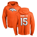 D.Broncos #15 Nik Bonitto Player Orange Pullover Hoodie Limited Hdoa Stitched Jerseys