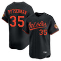 B.Orioles #35 Adley Rutschman Player Black Limited Home Game Hdoa Stitched Jerseys