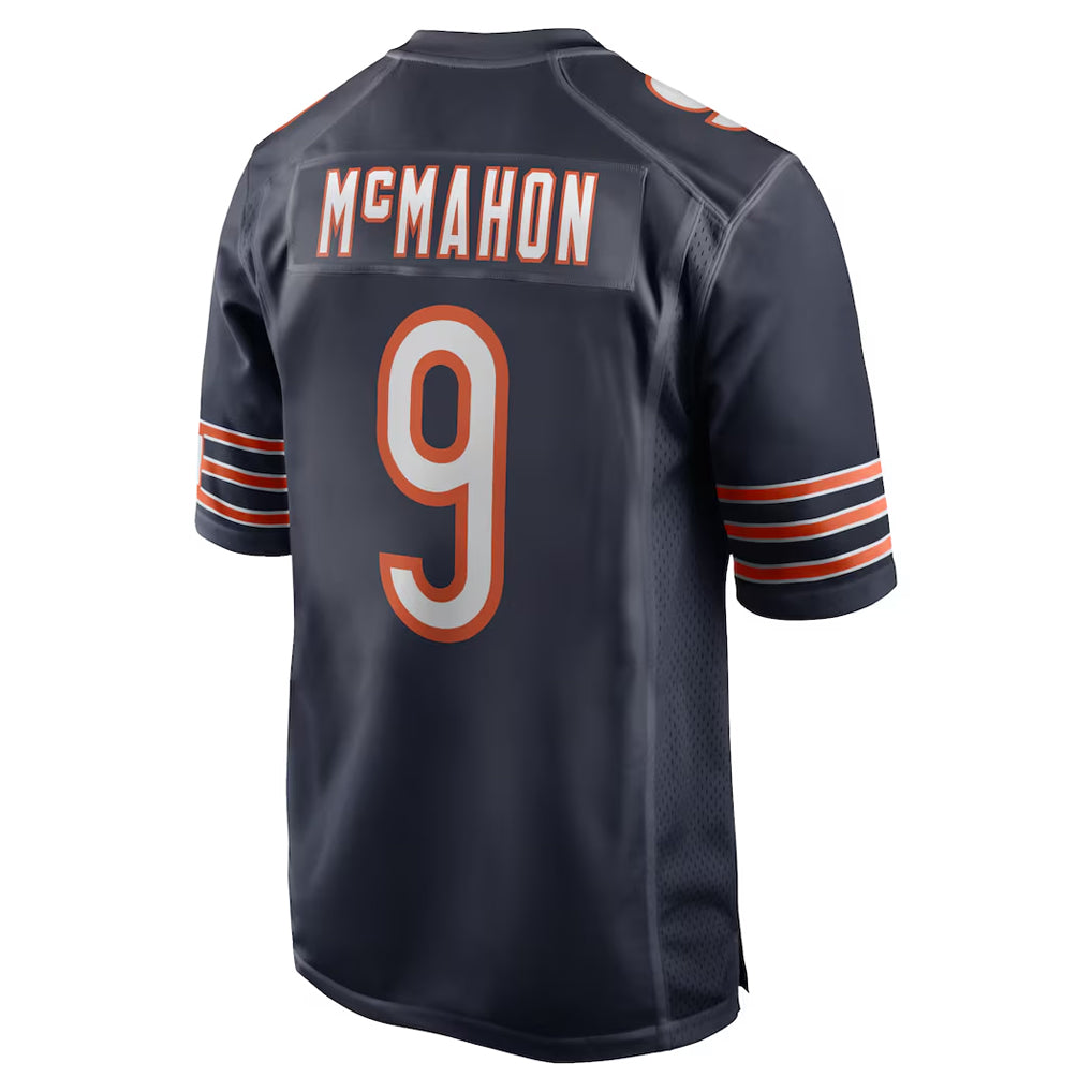 C.Bears #9 Jim McMahon Player Navy Home Game Hdoa Stitched Jerseys