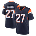 D.Broncos #27 J.K. Dobbins Player Navy Home Game Hdoa Stitched Jerseys