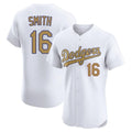 LA.Dodgers #16 Will Smith Player Gold Limited Elite Home Hdoa Stitched Jerseys