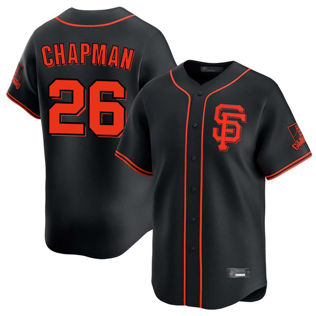 SF.Giants #26 Matt Chapman Player Black 2026 Home Limited Hdoa Stitched Jerseys