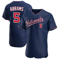 W.Nationals #5 CJ Abrams Player Navy Alternate Elite Hdoa Stitched Jerseys