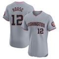 W.Nationals #12 Brady House Player Gray City Connect Elite Alternate Hdoa Stitched Jerseys