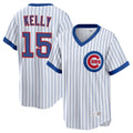 C.Cubs #15 Carson Kelly Player White T-shirt Cooperstown Collection Limited Hdoa Stitched Jerseys