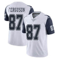 D.Cowboys #87 Jake Ferguson Player White-Navy Limited Color Rush Vapor Untouchable Home Game Hdoa Stitched Jerseys