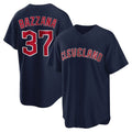 C.Guardians #37 Travis Bazzana Player Navy Game Home Hdoa Stitched Jerseys