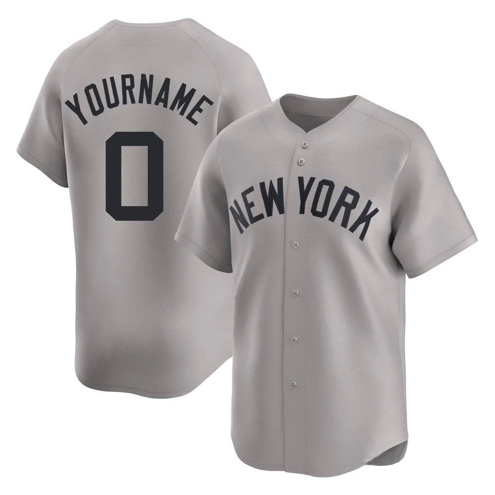NY.Yankees #0 Marcus Stroman Player Gray Limited Home Hdoa Stitched Jerseys