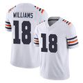 C.Bears #18 Caleb Williams Player White Classic Vapor Limited Home Game Hdoa Stitched Jerseys