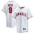 LA.Angels #9 Zach Neto Player White Home Game Hdoa Stitched Jerseys