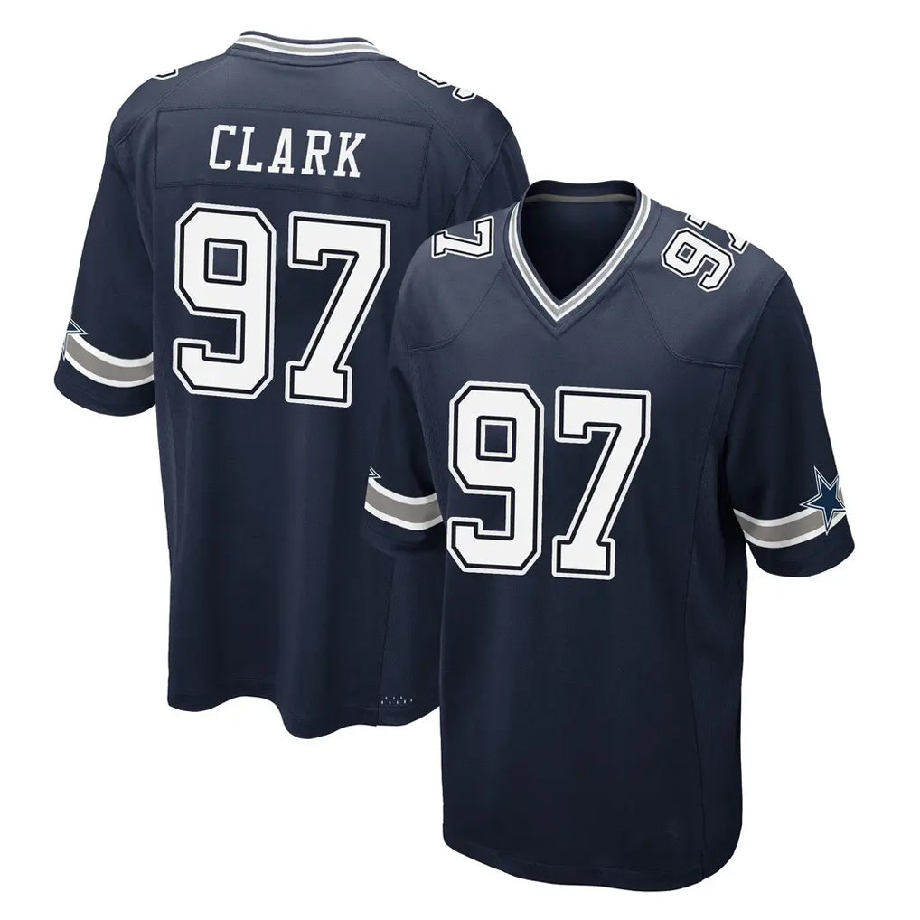 D.Cowboys #97 Kenny Clark Player Navy Home Game Hdoa Stitched Jerseys