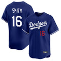 LA.Dodgers #16 Will Smith Player Royal Limited Home Hdoa Stitched Jerseys