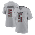 A.Falcons #5 Drake London Player Gray Fashion Home Game Hdoa Stitched Jerseys