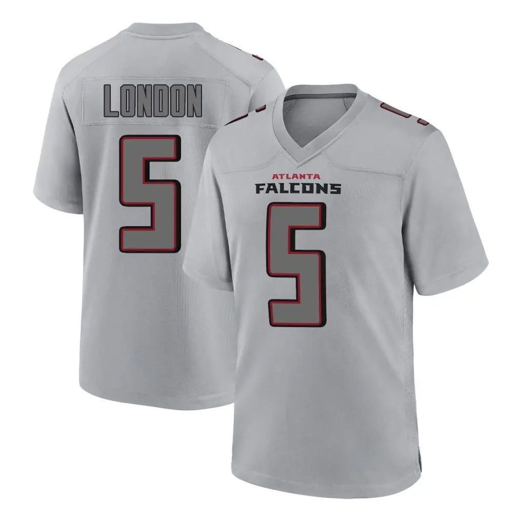 A.Falcons #5 Drake London Player Gray Fashion Home Game Hdoa Stitched Jerseys