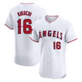LA.Angels #16 Yusei Kikuchi Player White Limited Elite Hdoa Stitched Home Jerseys