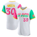 S.Diego Padres #30 Gavin Sheets Player White City Connect Home Limited Elite Hdoa Stitched Jerseys