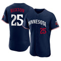 M.Twins #25 Byron Buxton Player Navy Replica Home Limited Elite Hdoa Stitched Jerseys
