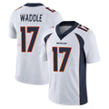 D.Broncos #17 Jaylen Waddle Player White Vapor Untouchable Limited Home Game Hdoa Stitched Jerseys