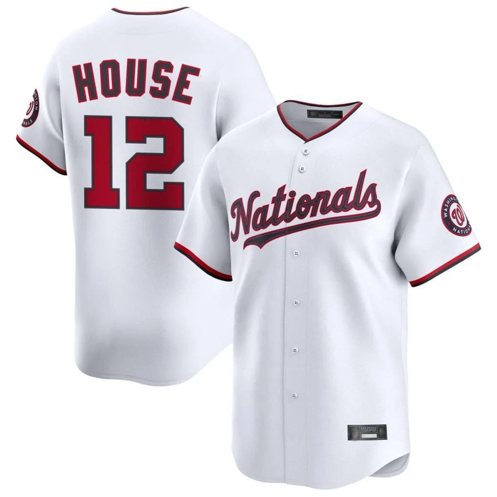 W.Nationals #12 Brady House Player White Alternate Limited Game Hdoa Stitched Jerseys