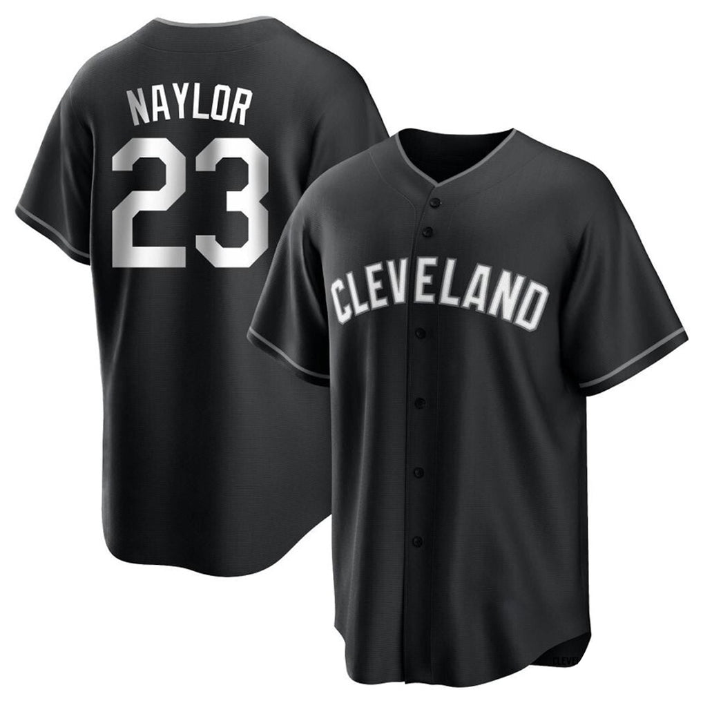 C.Guardians #23 Bo Naylor Player Black Home Game Hdoa Stitched Jerseys