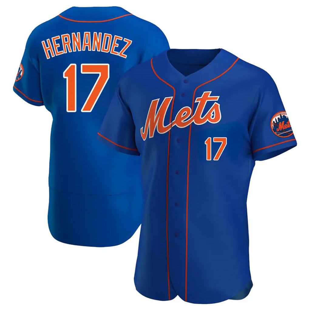 NY.Mets #17 Keith Hernandez Player Royal Limited Elite Home Hdoa Stitched Jerseys
