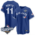 T.Blue Jays #11 Bo Bichette Player Royal 2025 World Series Limited Home Hdoa Stitched Jerseys