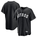 H.Astros ## Astros Blank Player Black Home Game Hdoa Stitched Jerseys