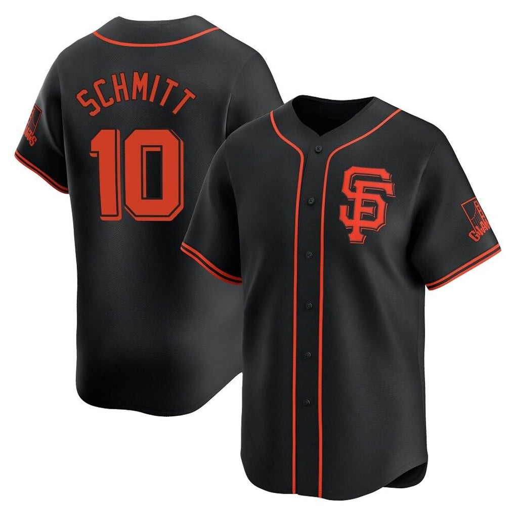 SF.Giants #10 Casey Schmitt Player  Black 2026 Home Limited Hdoa Stitched Jerseys