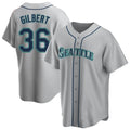 S.Mariners #36 Logan Gilbert Player Gray Home Game Hdoa Stitched Jerseys