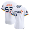 H.Astros #53 Cristian Javier Player White City Connect Limited Elite Home Hdoa Stitched Jerseys