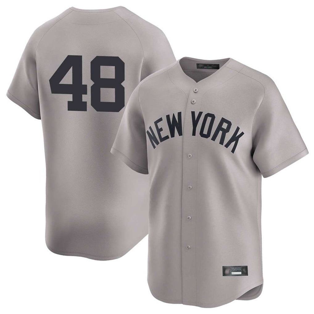 NY.Yankees #48 Paul Goldschmidt Player Gray Limited Home Hdoa Stitched Jerseys