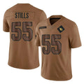 A.Cardinals #55 Dante Stills Player Brown Limited Salute To Service Game Hdoa Stitched Jerseys