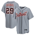 D.Tigers #29 Tarik Skubal Player Gray Home Game Hdoa Stitched Jerseys