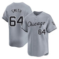 C.White Sox #64 Shane Smith Player Gray Road Limited Home Hdoa Stitched Jerseys