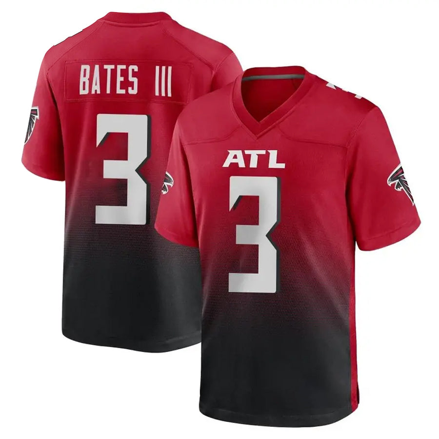 A.Falcons #3 Jessie Bates III Player Red Home Game Hdoa Stitched Jerseys