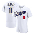 LA.Dodgers #11 Roki Sasaki Player Gold White 2026 Collection Stadium Limited Elite Hdoa Stitched Jerseys