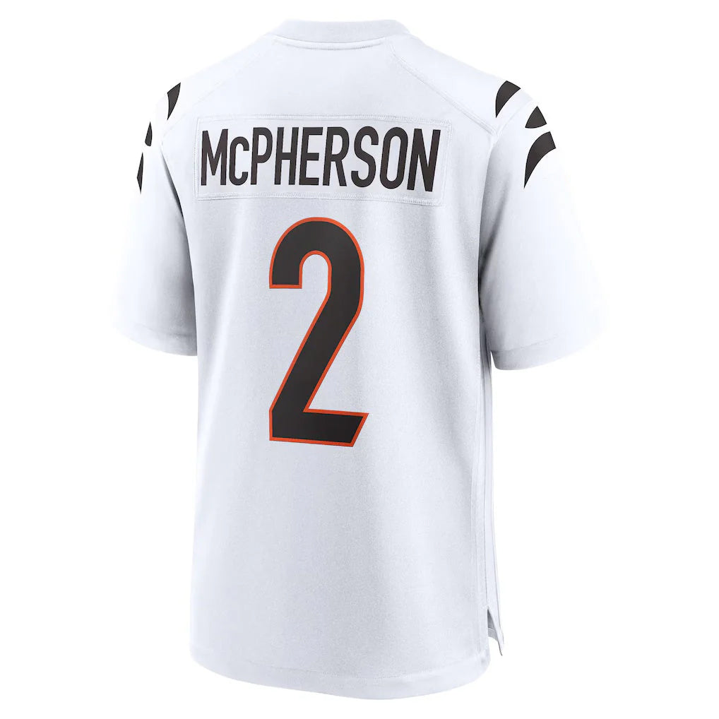 C.Bengals #2 Evan McPherson Player White Home Game Hdoa Stitched Jerseys
