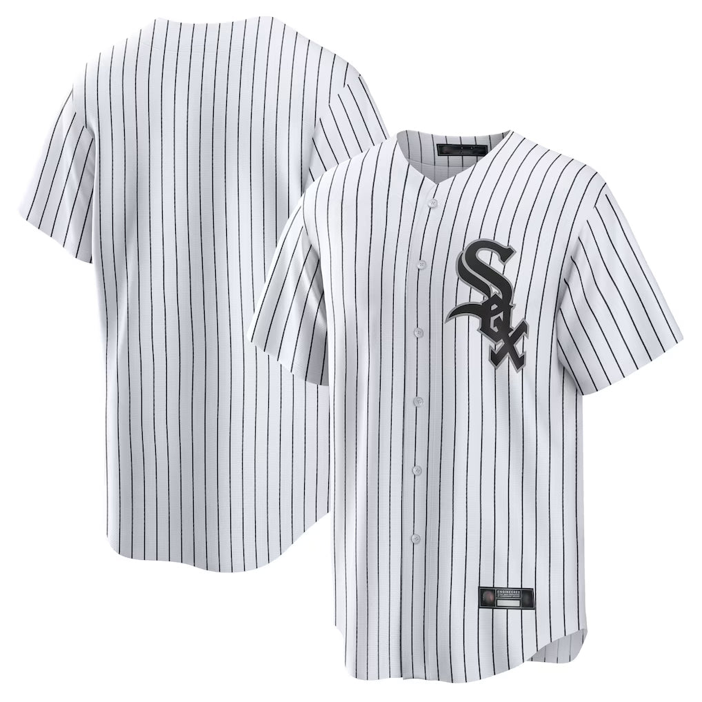 C.White Sox ## White Sox Blank Player White Stripe Home Game Hdoa Stitched Jerseys