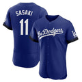 LA.Dodgers #11 Roki Sasaki Player Royal City Connect Elite Home Hdoa Stitched Jerseys